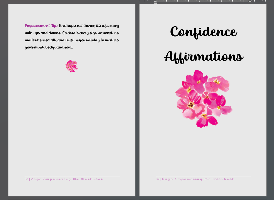 Empowering Me Workbook paperback